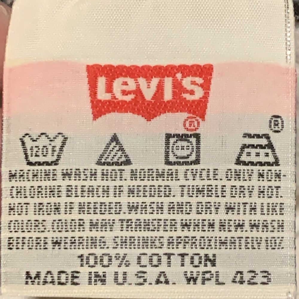 LeVI’S, 501 button up, vintage 94, (30years old) have wear spots, 40x32 - Picture 9 of 11